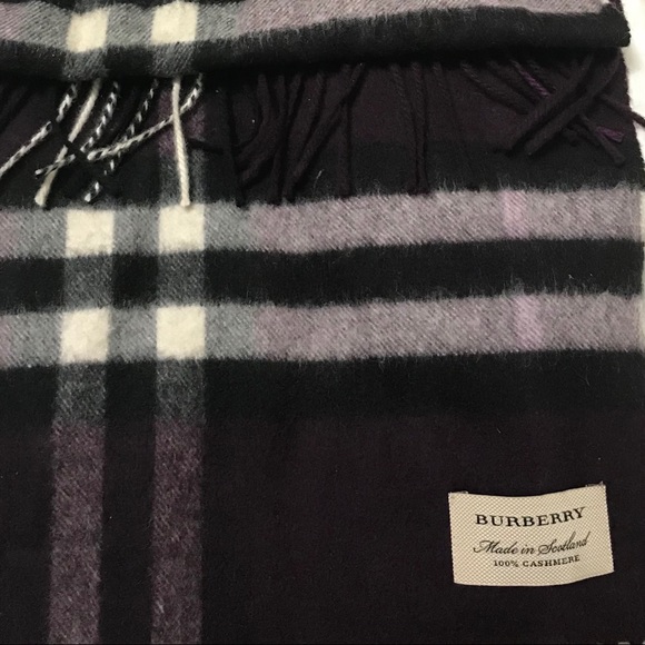 Burberry wool trench in plum - Picture 5 of 9